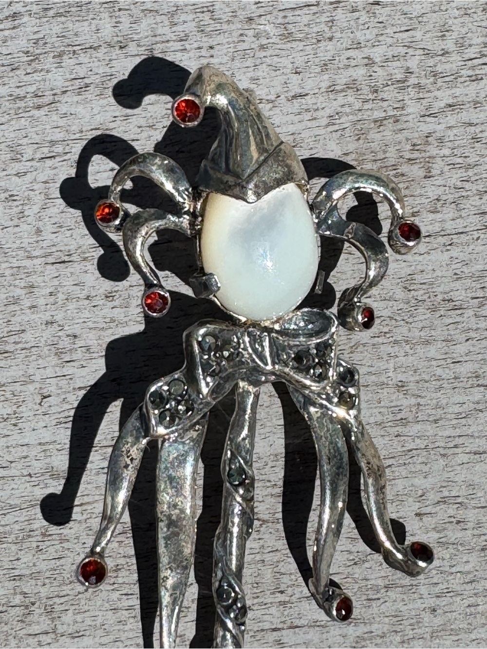 Sterling silver antique brooch